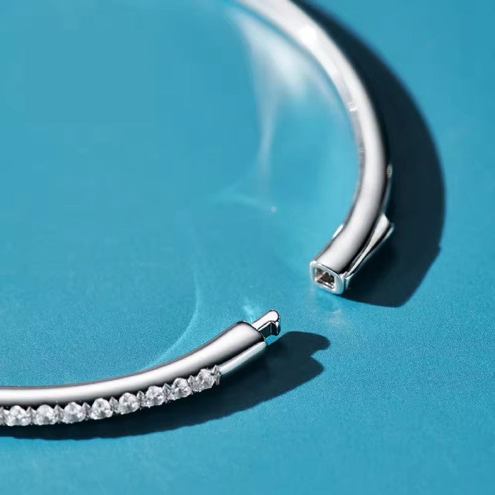 Jaded Half Circle Bracelet