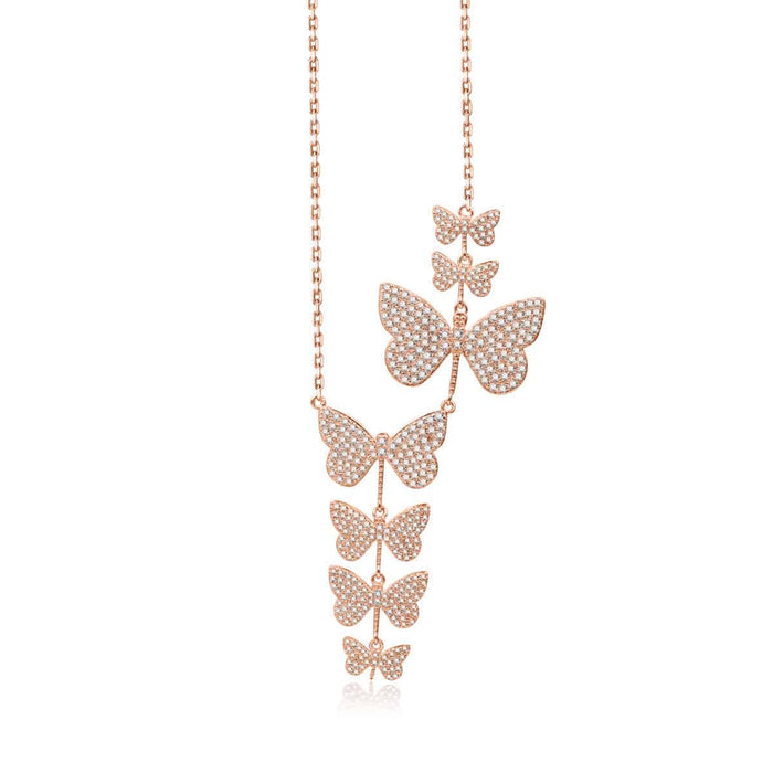 Bella Floating Butterfly Necklace