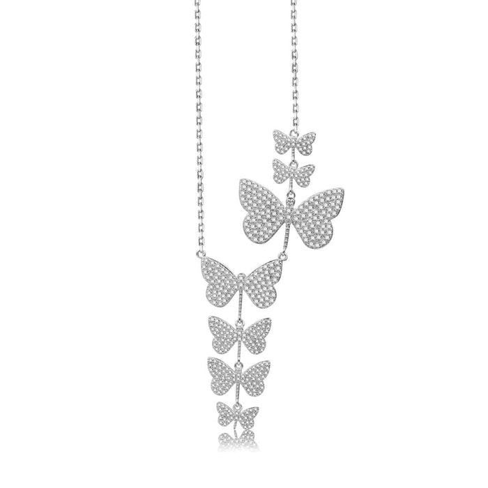 Bella Floating Butterfly Necklace