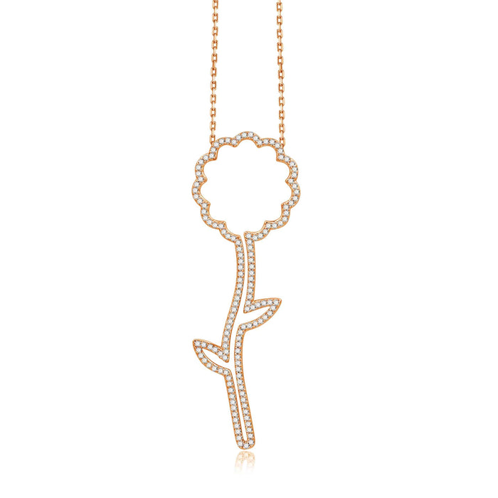 Eva Open Daisy Necklace