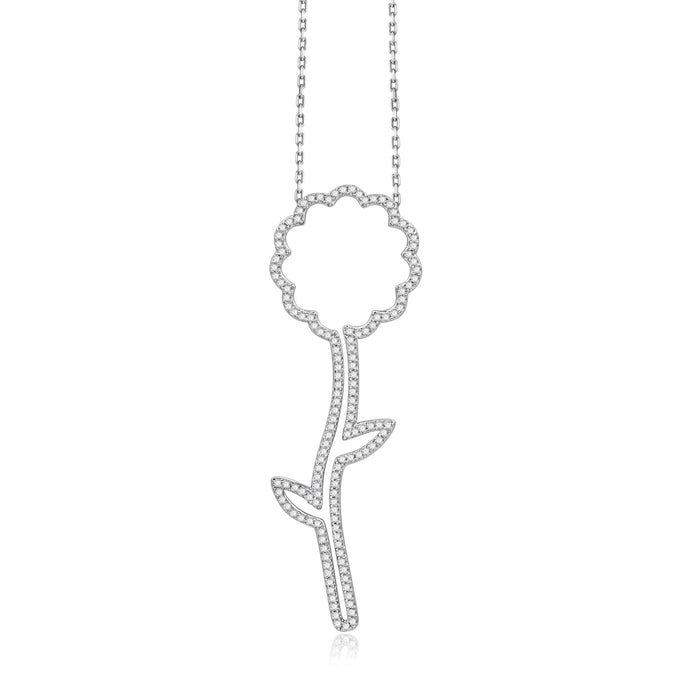 Eva Open Daisy Necklace