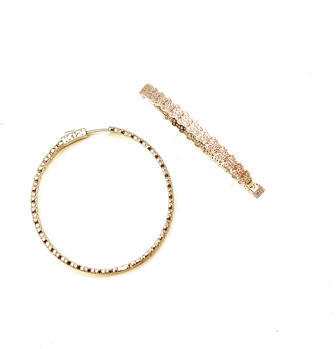 Mariah Butterfly Hoops