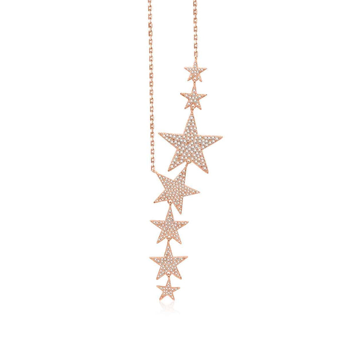 Sasha Floating Stars Necklace