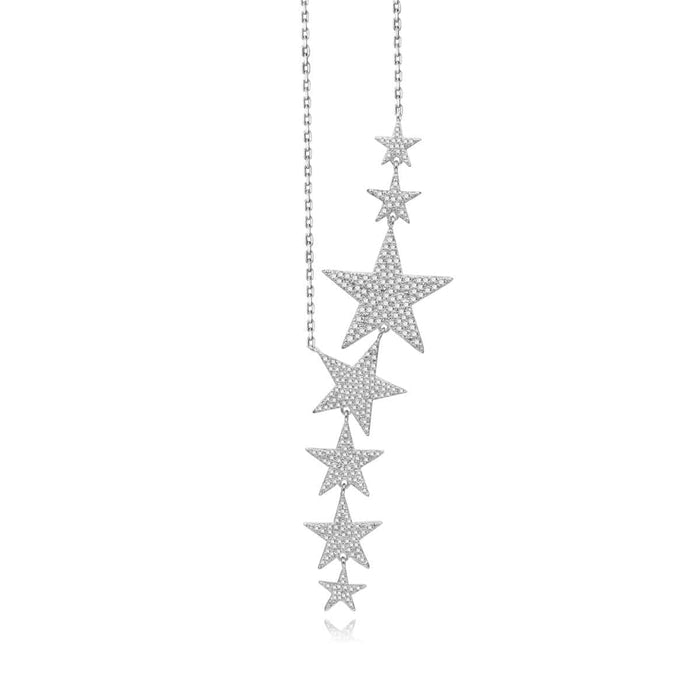 Sasha Floating Stars Necklace