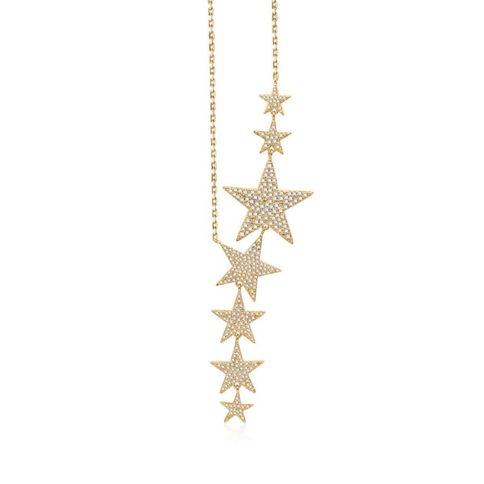 Sasha Floating Stars Necklace