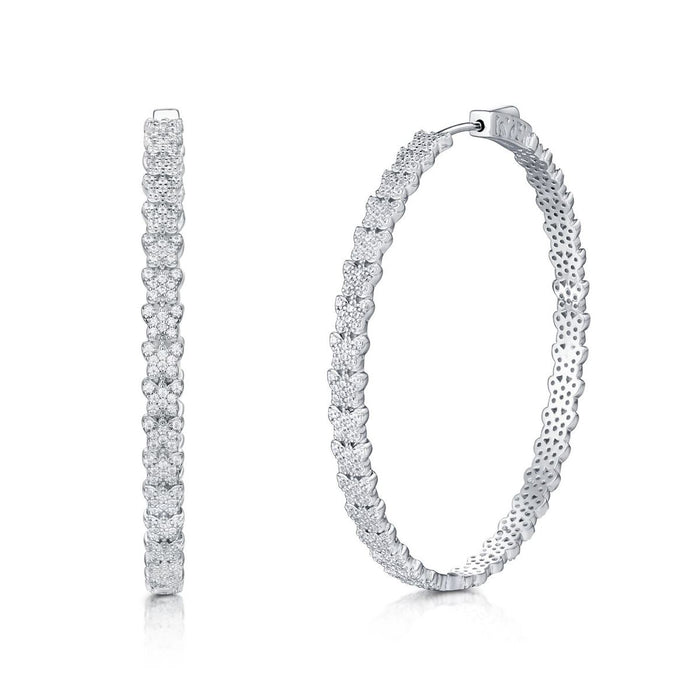 Mariah Butterfly Hoops